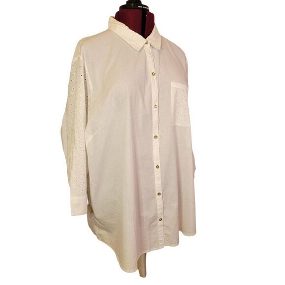 Jones New York Signature Women's Buttondown Shirt (Size 3X) - Picture 9 of 9